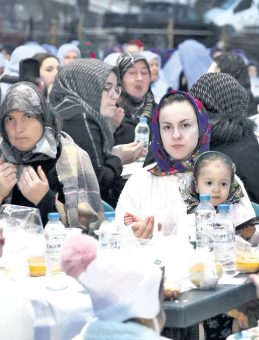 Ata topraklarında iftar sevinci