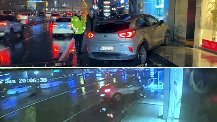 Avcılar&rsquo;da otomobil kaldırımdaki 14 yaşındaki &ccedil;ocuğa &ccedil;arptı