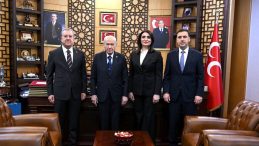 Bah&ccedil;eli, Bayramlaşma Heyetini Kabul Etti