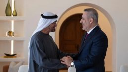 Bakan Fidan BAE Devlet Başkanı Nahyan ile G&ouml;r&uuml;şt&uuml;