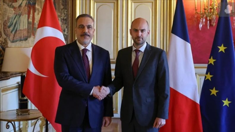 Bakan Fidan, Fransız Mevkidaşı Barrot ile Telefonda G&ouml;r&uuml;şt&uuml;