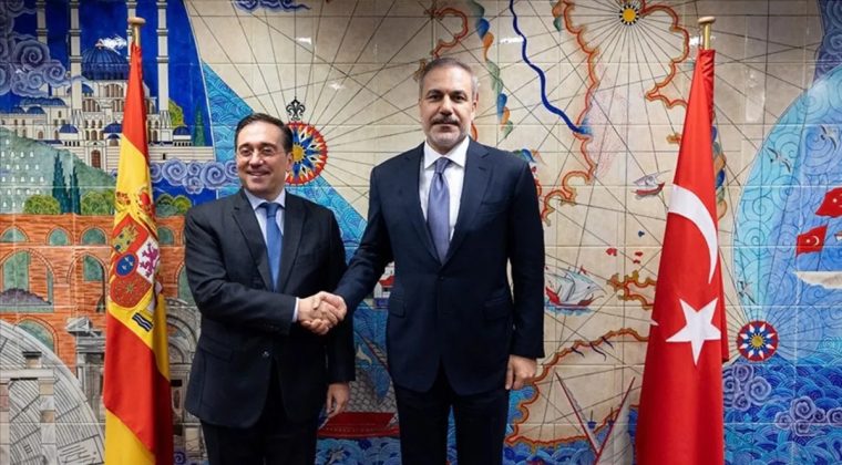 Bakan Fidan İspanyol mevkidaşı Albares ile g&ouml;r&uuml;şt&uuml;