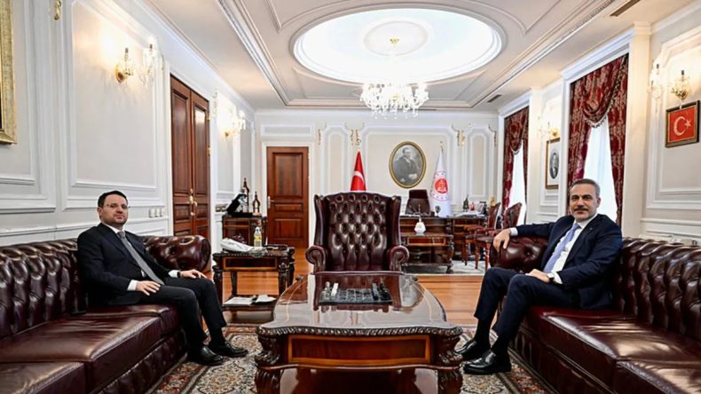 Bakan Fidan'dan, Bakan Gürlek'e ziyaret