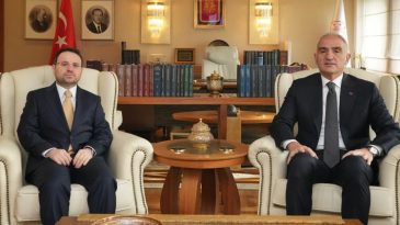 Bakan G&uuml;rlek'ten Bakan Ersoy'a Ziyaret