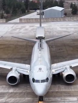 Barış Kartalı Havadan İhbar ve Kontrol U&ccedil;ağı, Bayramlaşmanın Ardından Havalandı