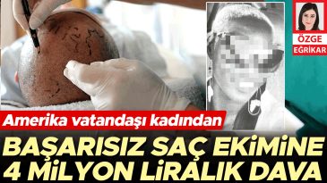 Başarısız Sa&ccedil; Ekimine 4 Milyon Liralık Dava