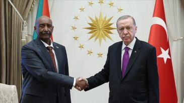 Başkan Erdoğan, Sudan Egemenlik Konseyi Başkanı ile G&ouml;r&uuml;şt&uuml;