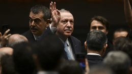 Başkan Recep Tayyip Erdoğan Ş&uuml;heda 1915 Tiyatro G&ouml;sterimine Katıldı