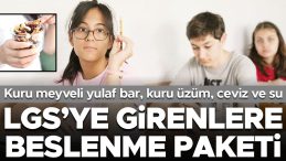Başvuru kılavuzu yayımlandı&hellip; LGS&rsquo;ye girenlere beslenme paketi
