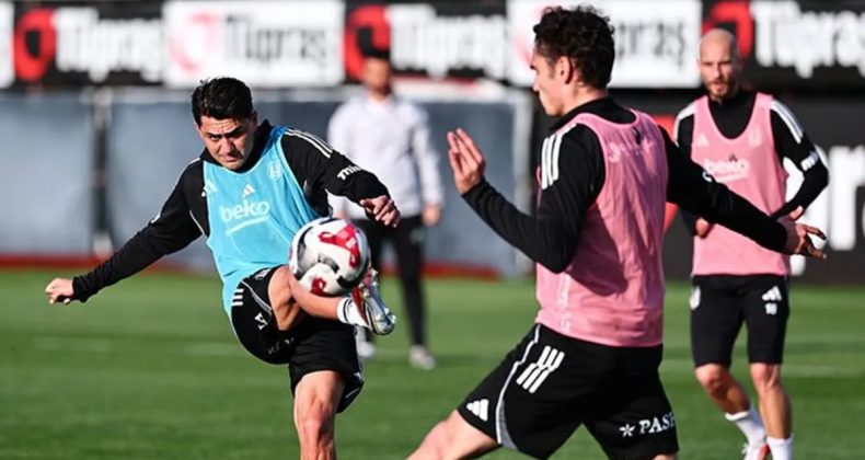 Beşiktaş, akşam antrenmanında kondisyon ve taktik çalıştı!