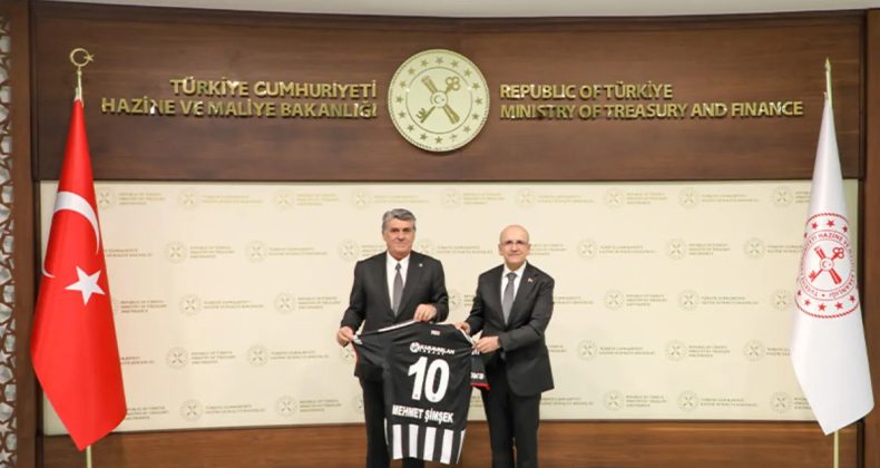 Beşiktaş Başkanı Serdal Adalı'dan Hazine ve Maliye Bakanı Mehmet Şimşek'e Ziyaret!