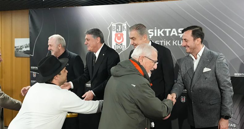 Beşiktaş Kul&uuml;b&uuml;nde bayramlaşma t&ouml;reni yapıldı