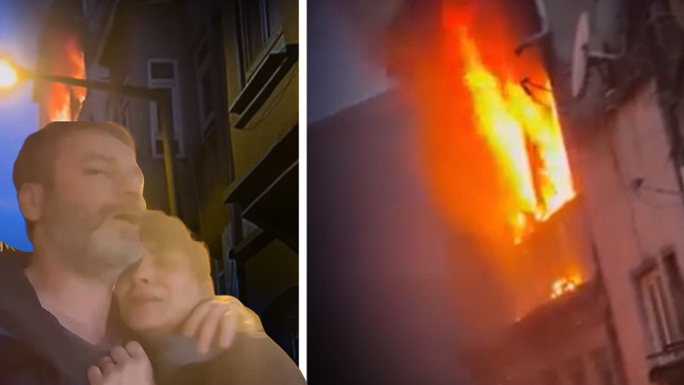 Beyoğlu'ndaki yangında &uuml;nl&uuml; oyuncunun kabus dolu anları! Sosyal medyadan paylaştı: Bug&uuml;n &ccedil;ok zor bir şey yaşadık