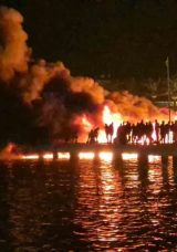 Bodrum&rsquo;da Marinada Yangın &Ccedil;ıktı! Milyonluk Tekneler K&uuml;le D&ouml;nd&uuml;