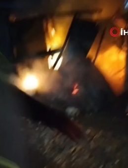 Bolu&rsquo;da Tek Katlı Ev K&uuml;l&uuml; D&ouml;nd&uuml;