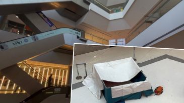 Bursa'da AVM'de korkun&ccedil; olay! Yemek katından beton zemine d&uuml;şerek hayatını kaybetti