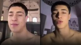 Cami i&ccedil;erisinde soyunup k&uuml;f&uuml;rl&uuml; TikTok videosu &ccedil;eken şahıs yakalandı