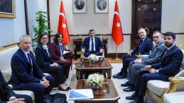 Cevdet Yılmaz, Kanada Dışişleri Bakanı Anand&rsquo;ı kabul etti