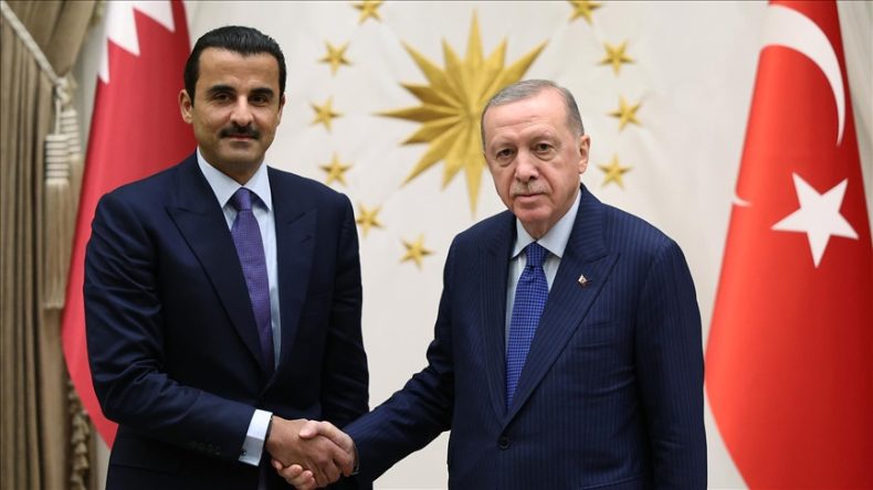 Cumhurbaşkanı Erdoğan, Katar Emiri Al Sani ile Telefonda G&ouml;r&uuml;şt&uuml;