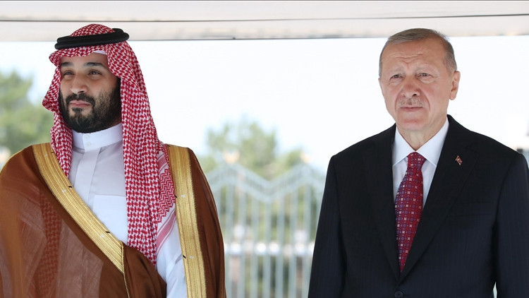 Cumhurbaşkanı Erdoğan, Prens Muhammed bin Selman ile g&ouml;r&uuml;şt&uuml;