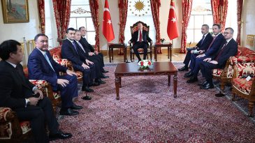 Cumhurbaşkanı Erdoğan, T&uuml;rk Devletleri Teşkilatı heyetini kabul etti