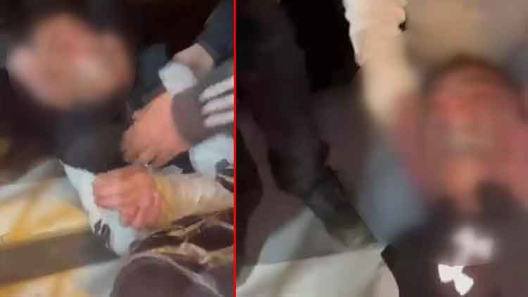 Dehşete d&uuml;ş&uuml;ren olay! Elleri ve ayakları bantlanarak akranları tarafından darbedildi