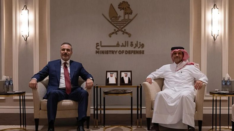 Dışişleri Bakanı Fidan, Katar Başbakan Yardımcısı Al Sani ile g&ouml;r&uuml;şt&uuml;
