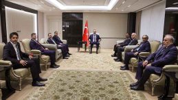 Dışişleri Bakanı Hakan Fidan, B&uuml;y&uuml;kel&ccedil;ileri Kabul Etti