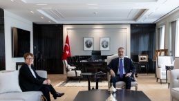 Dışişleri Bakanı Hakan Fidan, EBRD Başkanı Renaud-Basso&rsquo;yu kabul etti