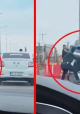 Diyarbakır'da Yol Verme Tartışması Kanlı Bitti! 3 S&uuml;r&uuml;c&uuml;n&uuml;n Birbirine Girdiği Anlar Kameraya Yansıdı
