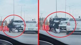 Diyarbakır'da Yol Verme Tartışması Kanlı Bitti! 3 S&uuml;r&uuml;c&uuml;n&uuml;n Birbirine Girdiği Anlar Kameraya Yansıdı