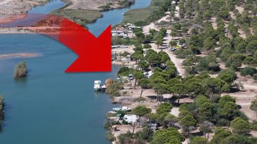 Doğa harikasında lağım rezaleti: Yıkım s&uuml;reci başlatıldı