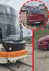 Eskişehir&rsquo;de akılalmaz tramvay kazası! U d&ouml;n&uuml;ş&uuml; kabusu yaşattı: Yaralılar var!