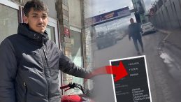 Fahri trafik m&uuml;fettişi ile tartışan motokuryeye b&uuml;y&uuml;k şok: Arkamdan ceza g&ouml;nderdi