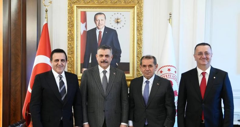 Galatasaray Y&ouml;netiminden İ&ccedil;işleri Bakanı &Ccedil;ift&ccedil;i&rsquo;ye Ziyaret