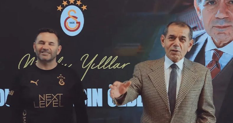 Galatasaray'da Dursun &Ouml;zbek'in doğum g&uuml;n&uuml; kutlandı!