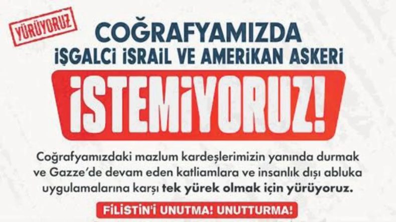 Gazze i&ccedil;in sokağa