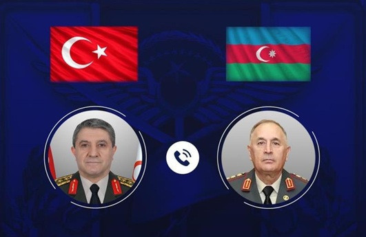Genelkurmay Başkanı Orgeneral Bayraktaroğlu, Azerbaycanlı mevkidaşı ile telefonda g&ouml;r&uuml;şt&uuml;