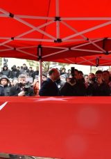 G&ouml;rev başında yaralandı, hastanede hayatını kaybetti: Memleketinde dualarla uğurlandı