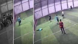 Halı sahada feci &ouml;l&uuml;m! G&ouml;ğs&uuml;ne top isabet edince kalbi durdu, hastanede kurtarılamadı