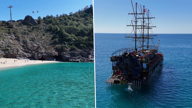 Hava Sıcaklığı 18 Derece: Dünyaca Ünlü Kleopatra Plajı'nda Hareketlilik