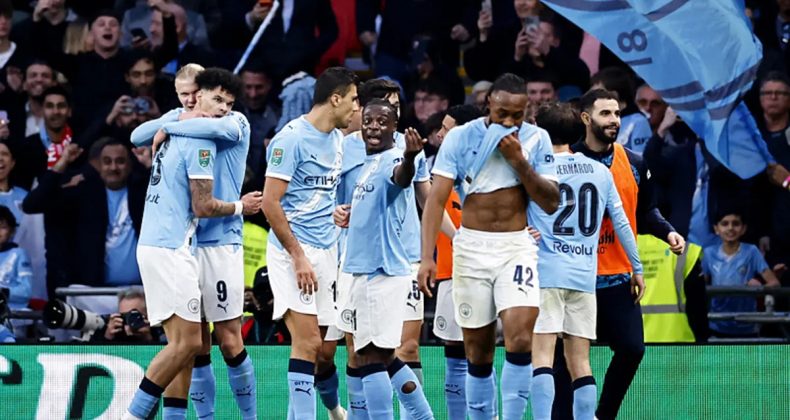 İngiltere Lig Kupası&rsquo;nda Şampiyon Manchester City!