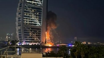İran'ın Tepkisel Saldırıları Devam Ediyor: BAE'nin İkonik Yapısı Burj Al Arab Hedef Alındı!
