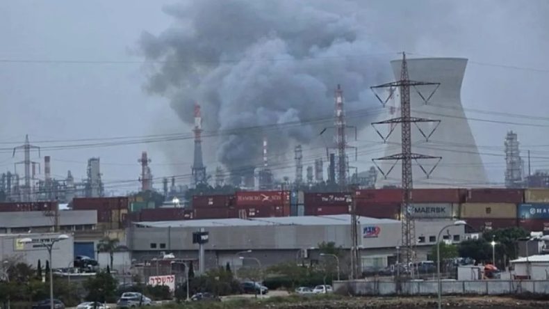 İsrail Rafinerisi Vuruldu: Ek Hasar Tespit Edildi