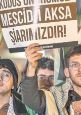 İsrail&rsquo;in Mescid-i Aksa Zulm&uuml;ne Protesto