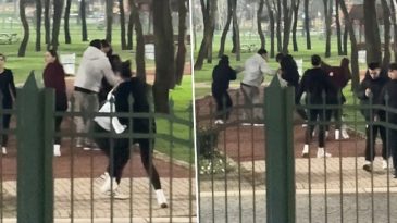 Kağıthane'de lise &ouml;ğrencileri birbirine girdi: 'Seni mermi manyağı yapacağım'