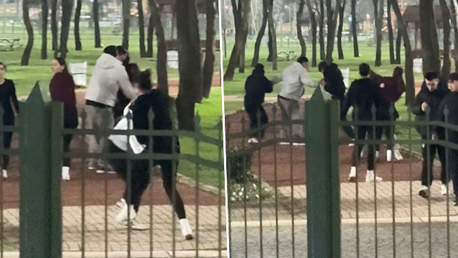 Kağıthane'de lise &ouml;ğrencileri birbirine girdi: 'Seni mermi manyağı yapacağım'
