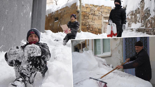 Kar yağışı yeniden başladı: G&uuml;ne 15 santimetre karla uyandılar! 'Ge&ccedil;miş yıllara g&ouml;re farklı oldu'