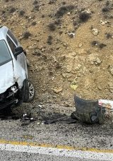Karaman&rsquo;da hafif ticari ara&ccedil; şarampole savruldu: 1 kişi yaralandı!