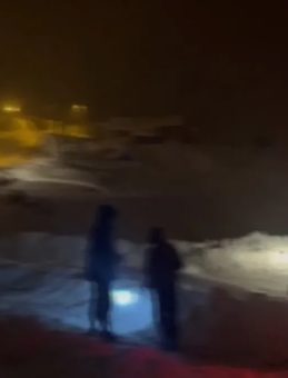 Kardan Kapanan Köy Yolunda Zamanla Yarış